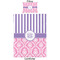 Pink & Purple Damask Comforter Set - Twin - Approval