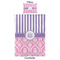 Pink & Purple Damask Comforter Set - Twin XL - Approval