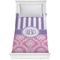 Pink & Purple Damask Comforter (Twin)