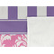 Pink & Purple Damask Cooling Towel- Detail