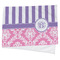 Pink & Purple Damask Cooling Towel- Main