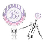 Pink & Purple Damask Corkscrew (Personalized)