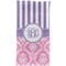 Pink & Purple Damask Crib Comforter/Quilt - Apvl