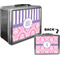 Pink & Purple Damask Custom Lunch Box / Tin Approval
