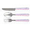 Pink & Purple Damask Cutlery Set (Personalized)