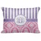 Pink & Purple Damask Decorative Baby Pillow - Apvl