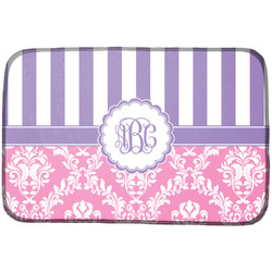 Pink & Purple Damask Dish Drying Mat (Personalized)