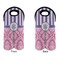 Pink & Purple Damask Double Wine Tote - APPROVAL (new)