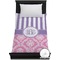 Pink & Purple Damask Duvet Cover (Twin)