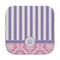 Pink & Purple Damask Face Towel (Personalized)