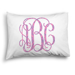 Pink & Purple Damask Pillow Case - Standard - Graphic (Personalized)