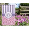 Pink & Purple Damask Garden Flag - Outside In Flowers