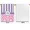 Pink & Purple Damask Garden Flags - Large - Single Sided - APPROVAL