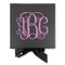Pink & Purple Damask Gift Boxes with Magnetic Lid - Black - Approval