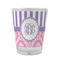 Pink & Purple Damask Glass Shot Glass - 1.5 oz - Single (Personalized)