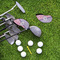Pink & Purple Damask Golf Club Covers - LIFESTYLE