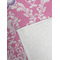 Pink & Purple Damask Golf Towel - Detail