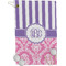 Pink & Purple Damask Golf Towel (Personalized)