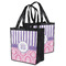 Pink & Purple Damask Grocery Bag - MAIN