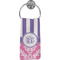 Pink & Purple Damask Hand Towel - Full Print (Personalized)