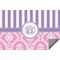 Pink & Purple Damask Indoor / Outdoor Rug - 3'x5' (Personalized)