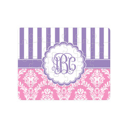 Pink & Purple Damask Jigsaw Puzzles (Personalized)