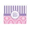 Pink & Purple Damask 500 pc Jigsaw Puzzle (Personalized)