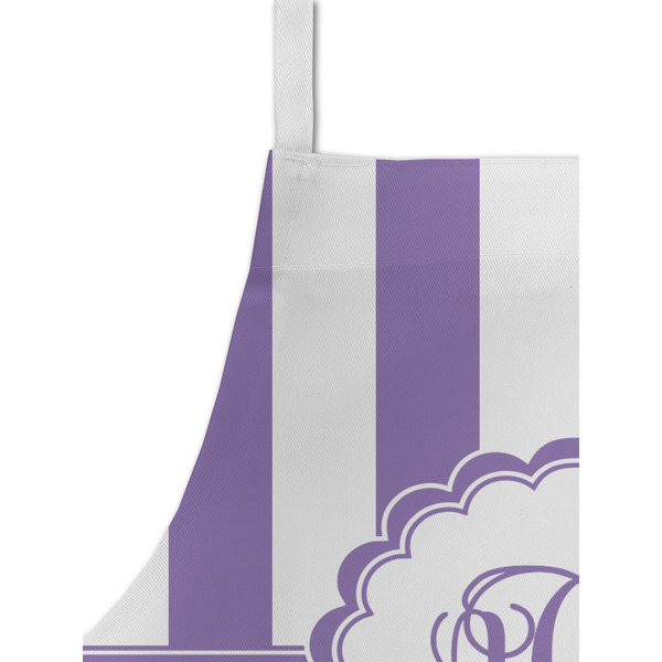 Pink & Purple Damask Kid's Aprons - Detail