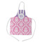 Pink & Purple Damask Kid's Apron - Medium (Personalized)