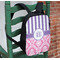 Pink & Purple Damask Kids Backpack - In Context