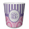 Pink & Purple Damask Plastic Tumbler 6oz (Personalized)
