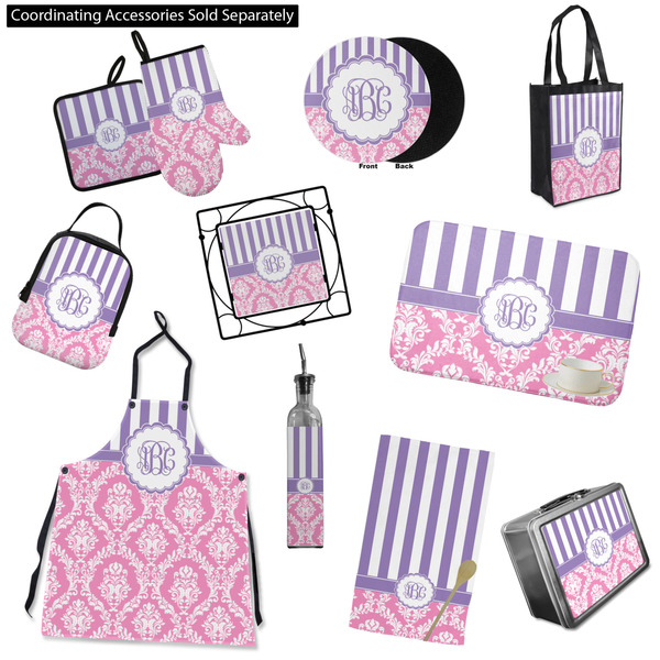 Pink & Purple Damask Kitchen Accessories & Decor