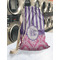 Pink & Purple Damask Laundry Bag in Laundromat