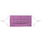 Pink & Purple Damask Mask - Pleated (new) APPROVAL