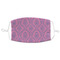 Pink & Purple Damask Adult Cloth Face Mask - XLarge