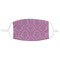 Pink & Purple Damask Adult Cloth Face Mask - Standard