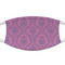 Pink & Purple Damask Mask2-Closeup