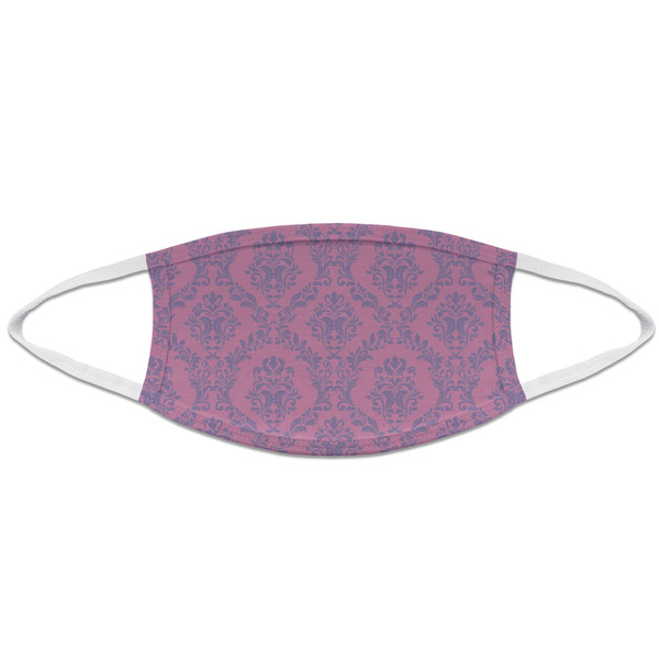 Pink & Purple Damask Mask2