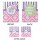 Pink & Purple Damask Medium Gift Bag - Approval
