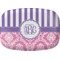 Pink & Purple Damask Melamine Platter (Personalized)