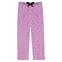 Pink & Purple Damask Mens Pajama Pants