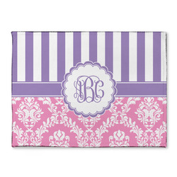 Pink & Purple Damask Microfiber Screen Cleaner (Personalized)