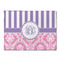 Pink & Purple Damask Microfiber Screen Cleaner (Personalized)