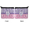 Pink & Purple Damask Neoprene Coin Purse - Front & Back (APPROVAL)