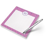 Pink & Purple Damask Notepad (Personalized)