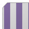 Pink & Purple Damask Octagon Placemat - Single front (DETAIL)