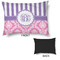 Pink & Purple Damask Outdoor Dog Beds - Large - APPROVAL