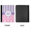 Pink & Purple Damask Padfolio Clipboards - Large - APPROVAL