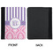 Pink & Purple Damask Padfolio Clipboards - Small - APPROVAL