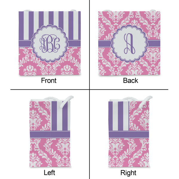 Pink & Purple Damask Party Favor Gift Bag - Gloss - Approval